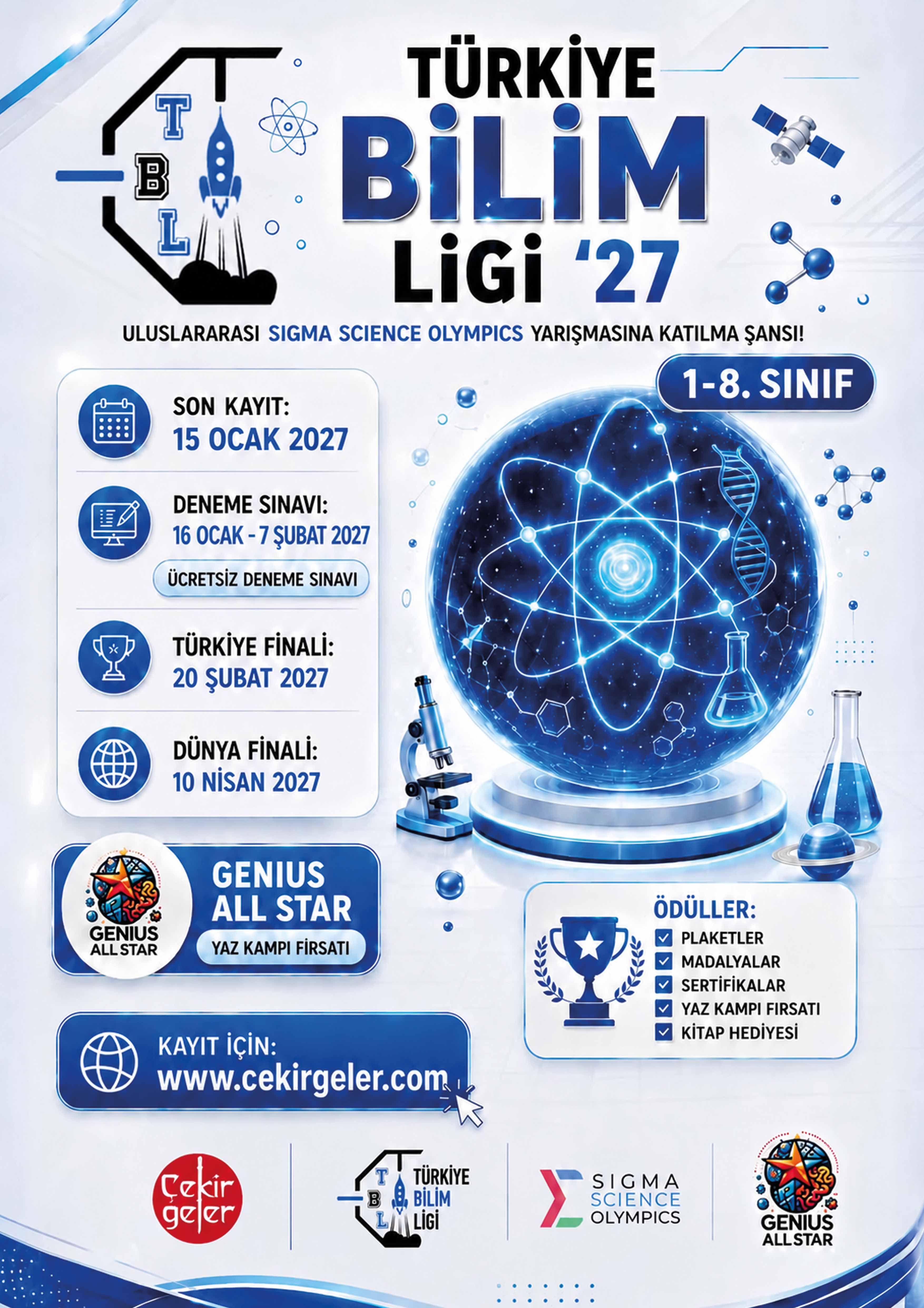 Türkiye Bilim Ligi 2027 posteri